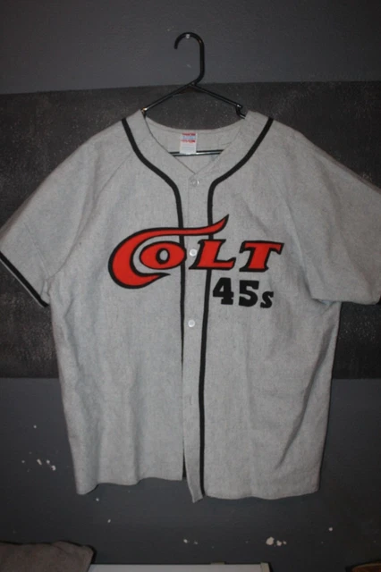 Jimmy Wynn Signed Authentic Mitchell & Ness Houston Colt .45s Throwback Jersey Inscribed Toy Cannon (TriStar Hologram)