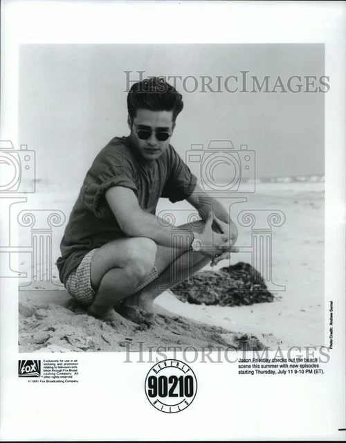 1991 Press Photo Jason Priestley, star of Beverly Hills 90210 - spp50598