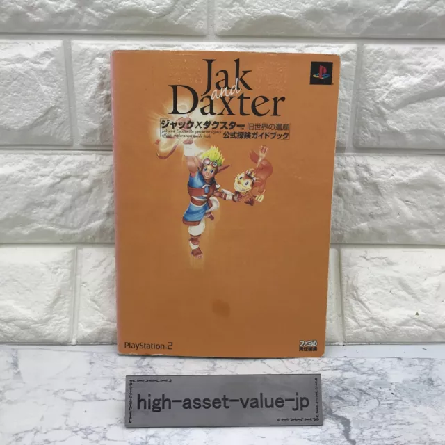 JAK & DAXTER The Precursor Legacy Official Exploration Guide Book PS2 Japan JP