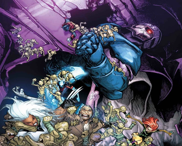 Comics Extraordinary X-men #10 APOCALYPSE WARS CCG Custom Gaming Mat Desk 34544