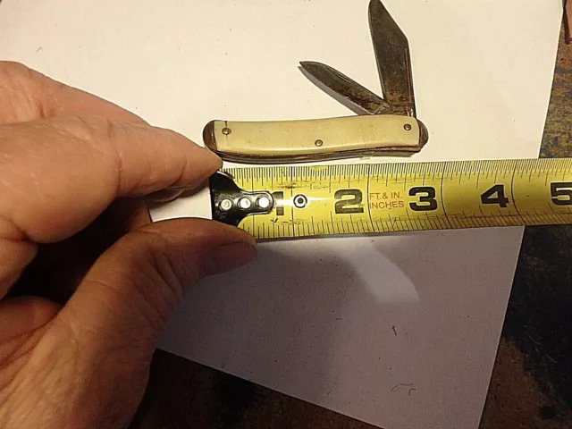 6E- 3 " 2 blade  pocket knife - B & B ST. paul Minn.