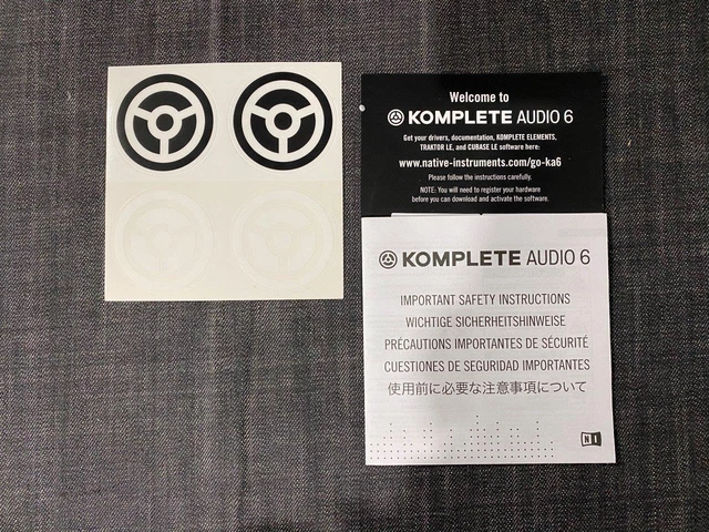 Native Instruments Ensemble Interface Audio Komplete Audio