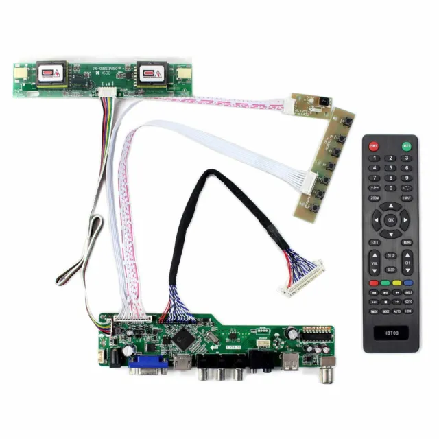 For 17" M170ETN01.0 LM170E03-TLJ6 HDM I VGA AV USB RF LCD Controller Board