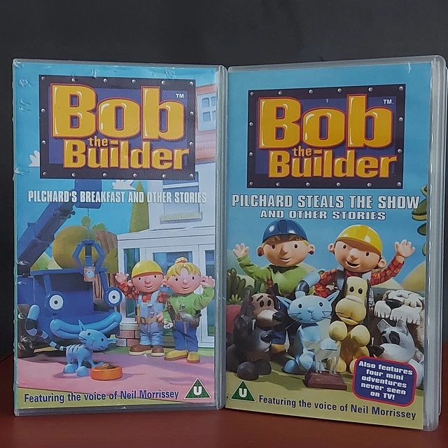 BOB THE BUILDER Pilchard Steals The Show + Pilchards Breakfast Vhs ...