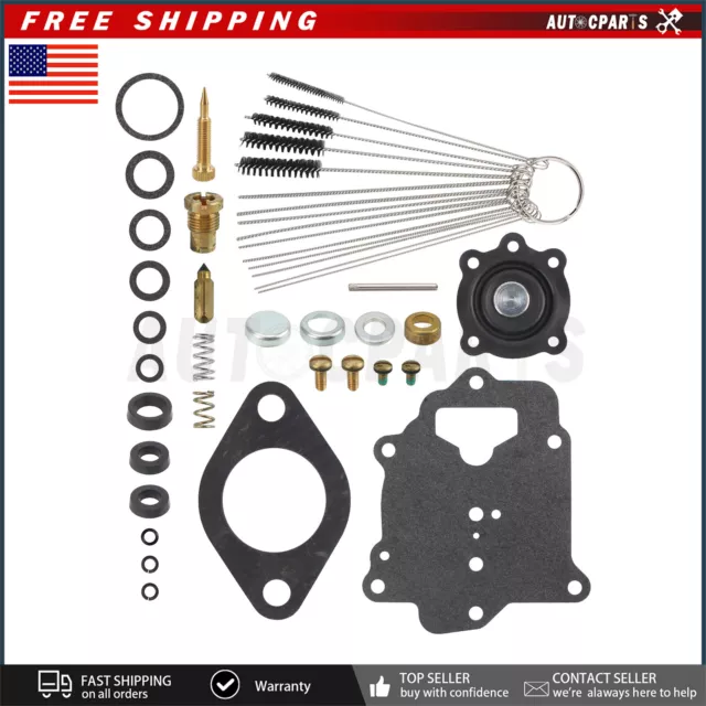 Carburetor Rebuild Kit fit Jeep M151 Mutt AMC 151 13660 13660b 2910-255-02-24Ope
