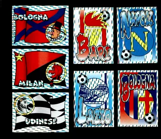 Panini SuperCalcio 1997/98 - Figurina N°6 "Bologna" Nuova con Velina