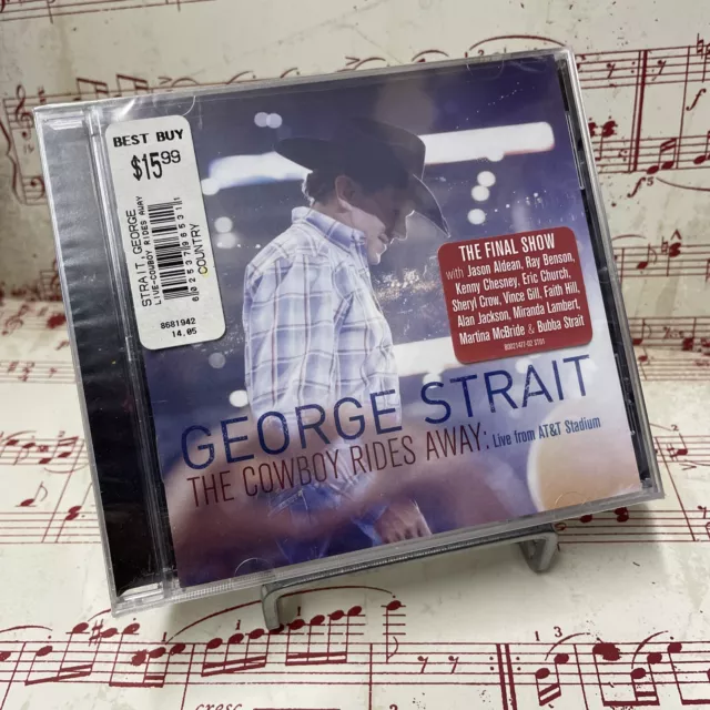 Cowboy Rides Away: Live from At&T Stadium by George Strait (CD, 2014) - New Seal