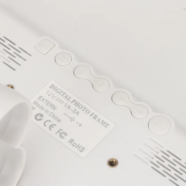 Cadre Photo Numérique 15 4 Pouces HD écran LED Télécommande Vidéo Musique Cadre
