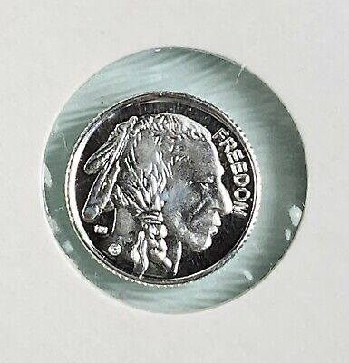 Silver Art Coin * 1 Gram * .999 Silver Bullion * Buffalo Nickel * Lot Of 3 Coins 3