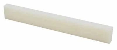 Off-White Rectangular Nylon 6/6 Bar, 24" Long x 1-1/2" Wide x 3/16 " High