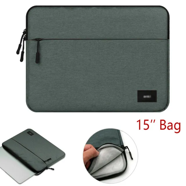 15.4'' Laptop Sleeve Notebook Carrying Notebook Bag Carry Pouch Soft Cover US