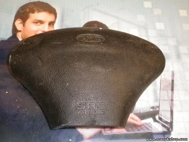 Airbag De Volant Pour Ford Fiesta III - Réf B042B85-BAYYEC - Occasion Fonctionnel