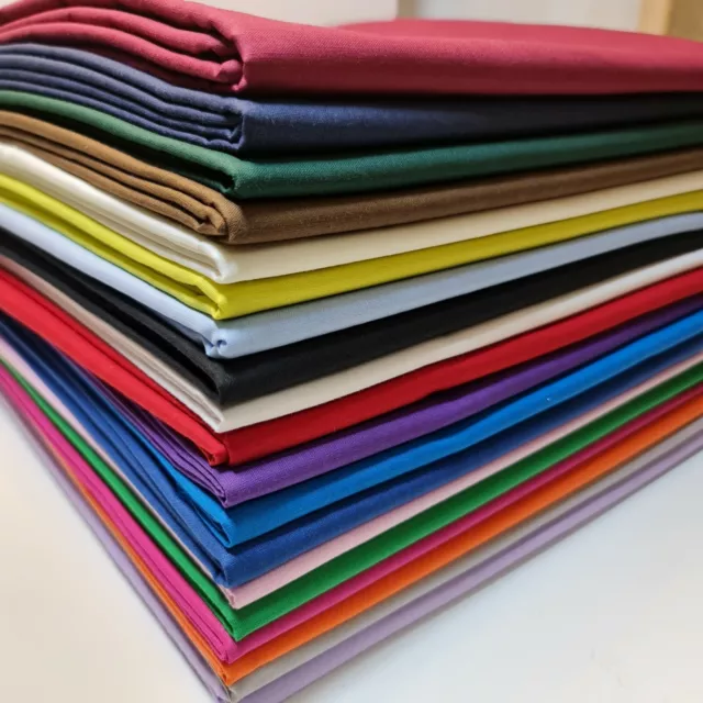 100% Cotton EXTRA WIDE Sheeting Quilting Craft Upholstery Bedding Fabric 240CM