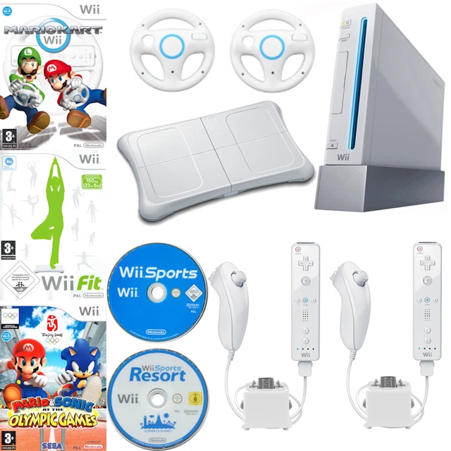 OFFICIAL NINTENDO WII Console With Games CHOOSE A BUNDLE Fully