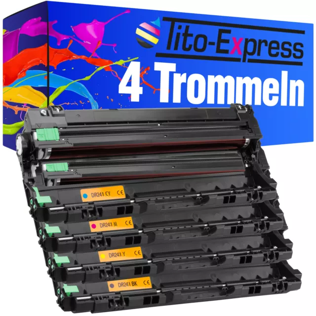 4 Trommel XXL PlatinumSerie für Brother HL-3150 CDN HL-3150 CDW HL-3170 CDW DR-2