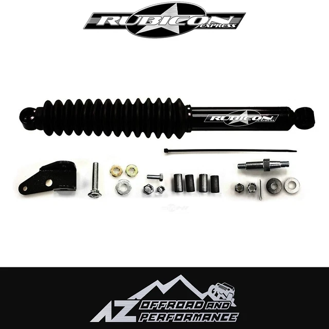 Rubicon Express Steering Stabilizer For '07-'18 Jeep Wrangler JK JKU RXT2000B-JK