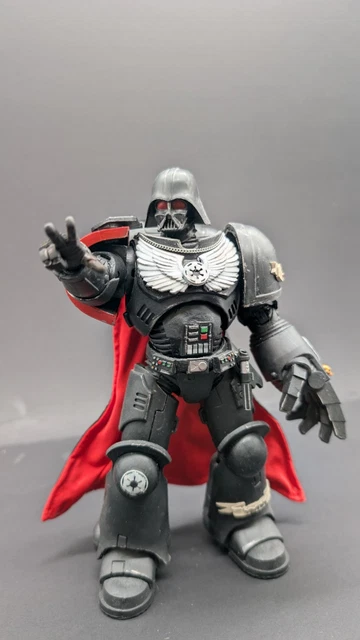 MCFARLANE WARHAMMER 40K Custom Star Wars Vader Crossover Space Marine ...