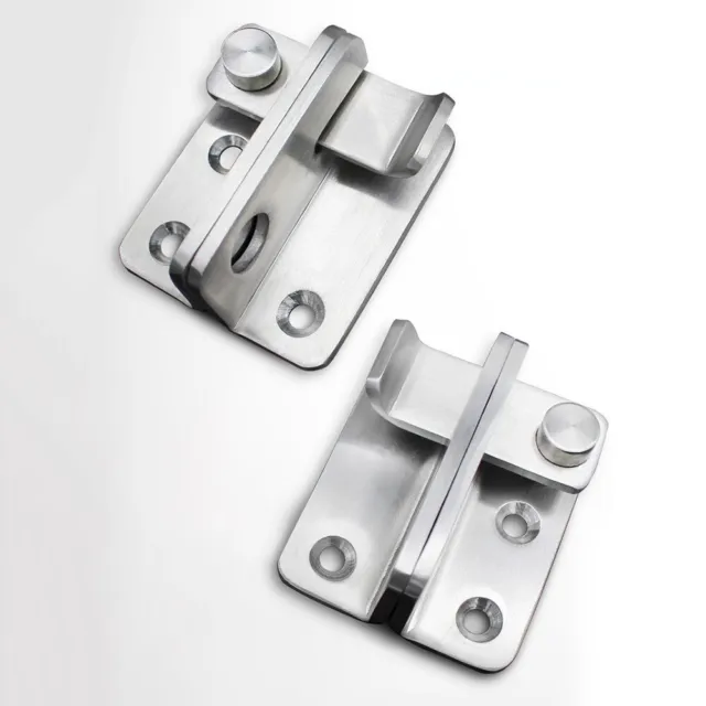 Stainless Steel Security Door Gate Bolt Latch Lock Bracket Hasp & Staple New