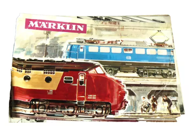 MARKLIN - Catalogue vintage 1965-66 - échelle  HO - Langue : Fr - 66 pages