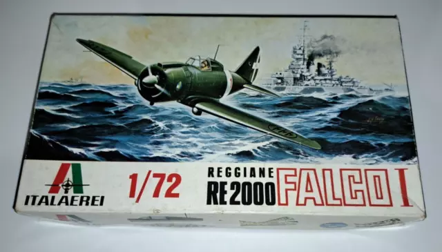 Reggiane Re2000 Falco Italaerei 1/72 scatola aperta modello in ottime condizioni