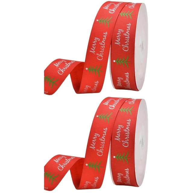 2x Geschenk Verpackung Bogen Handwerk Weihnachten Band