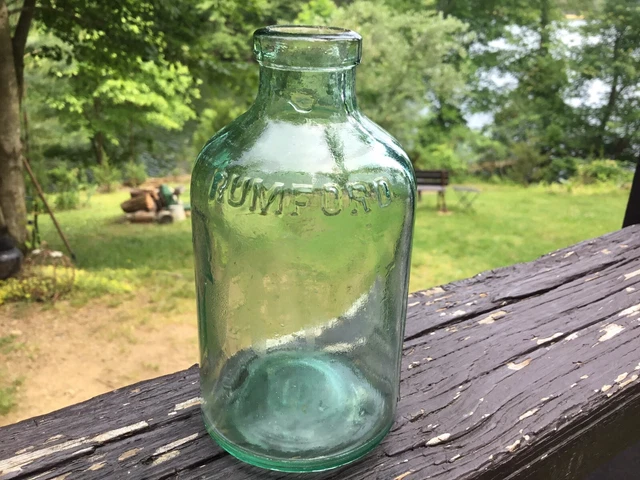 Rumford Yeast Bottle # 16 Patent 1859 Horsford & Wilson Rumford Chemical Company