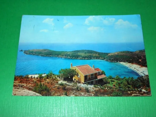 Cartolina Isola d' Elba - Marina di Campo - Punta Fetovaia 1969.