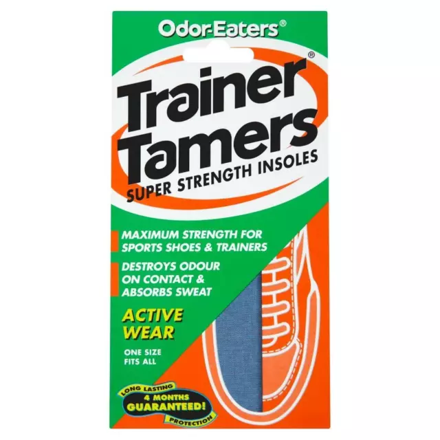 Odor-Eaters Trainer Tamers Insoles | Charcoal Layer for Deodorising