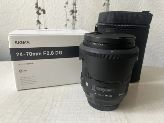 Sigma Art 24-70 mm F 2.8 DG OS HSM für Canon mit PlusSchutz