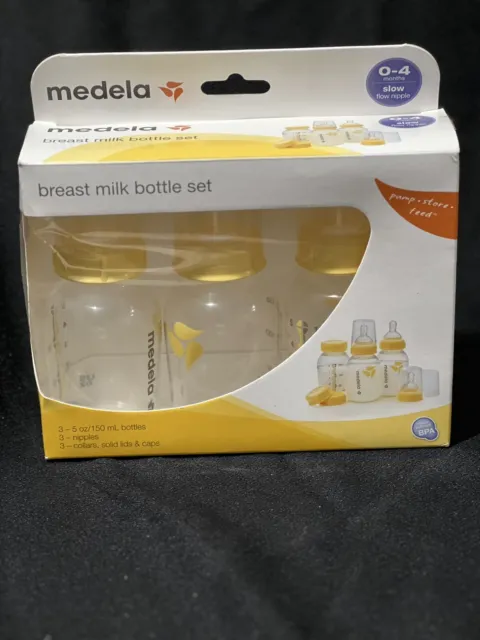 Medela Breast Milk Bottle Set, 5 oz, 3-Pack