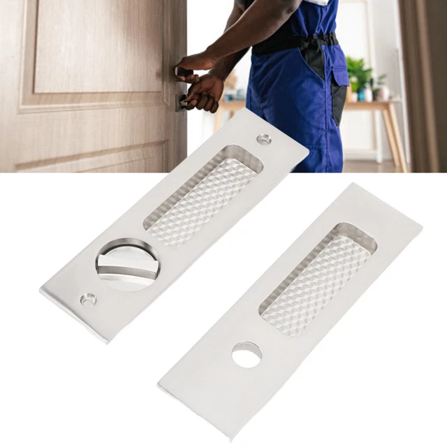 (1)Invisible Recessed Handle Latch Galvanized Surface Powder Coating Erosion