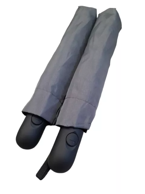 iGear Compact Auto Open Umbrella  Grey 2 Pack