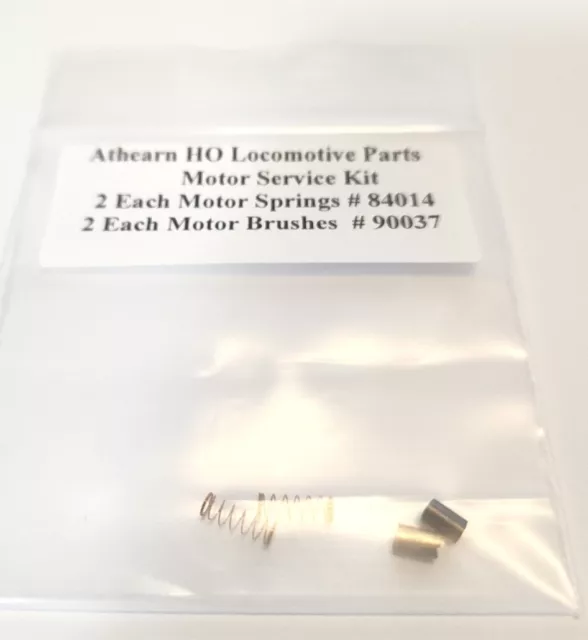 ATHEARN HO SCALE MOTOR BRUSH PART # 90037 AND MOTOR SPRING #84014  New Parts KIT