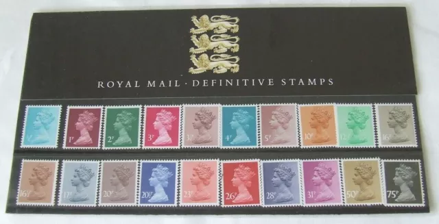 Royal Mail Decimal Machin Definitive Stamp Presentation Packs-Choose From List