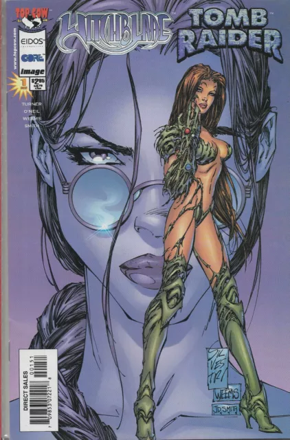 WITCHBLADE TOMB RAIDER #1 - Silvestri Variant - Back Issue