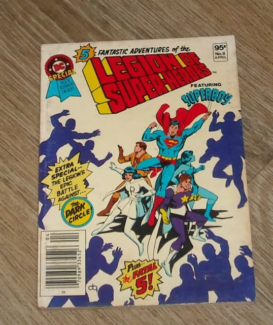 DC SPECIAL BLUE RIBBON DIGEST # 8 SUPERBOY & LEGION of SUPERHEROES 1981 FATAL 5