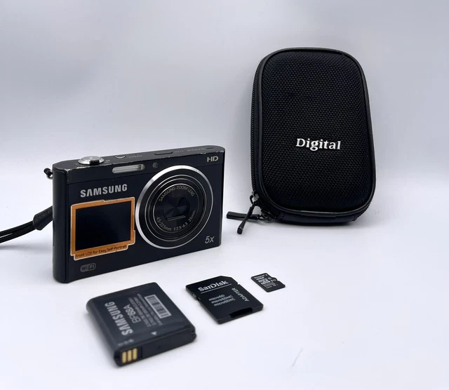 Samsung DV300F 16.1MP Compact Digital Camera  Black W/ 16GB Card & Case