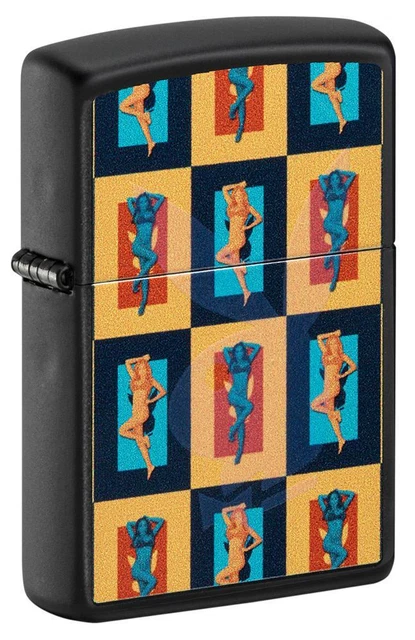 Zippo Windproof Playboy Lighter With Concealed Bunny Ears Logo 48233, New In Box