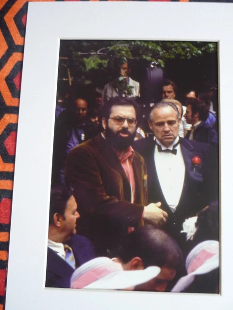 a4 poster Godfather rare scene 1972 FRANCIS FORD GIVES WEDDING DIRECTION BRANDO