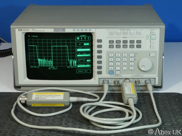 HP (Agilent) 8990A Peak Power Analyser with 84813A (26.5GHz) and 84815A (18GHz)