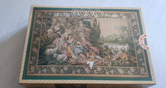 5000 PIECE PUZZLE, 'The Galand Shepherd', 1987, Educa - Extremely Rare Sceller ! EUR 195,00 - FR