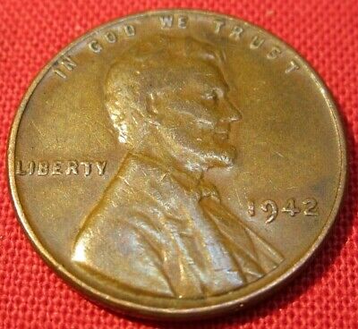 1942 Lincoln Wheat Cent - G Good to VF Very Fine
