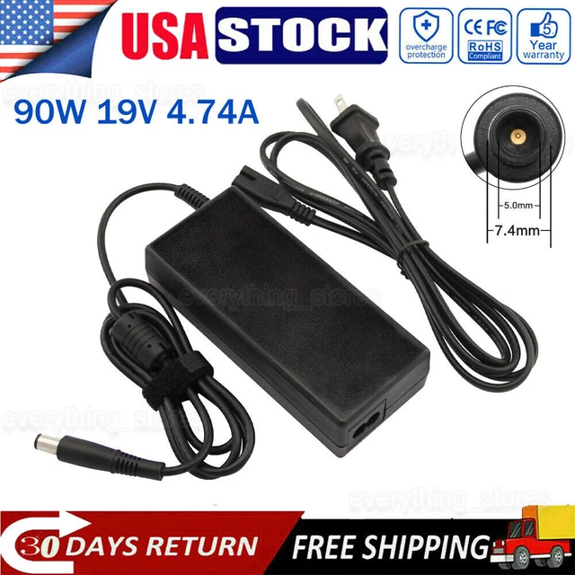 19V 4.74A 90W AC Adapter Charger For HP Pavilion DV4 DV5 DV6 DV7 G4 G6 G7 M6 M7