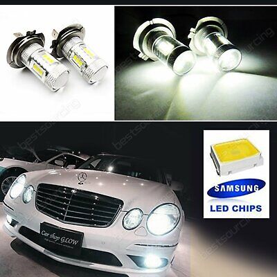 ANG RONG 2 Ampoule Lampe H7  LED 15 SMD Feu Brouillard phare de voiture Blanc DRL 