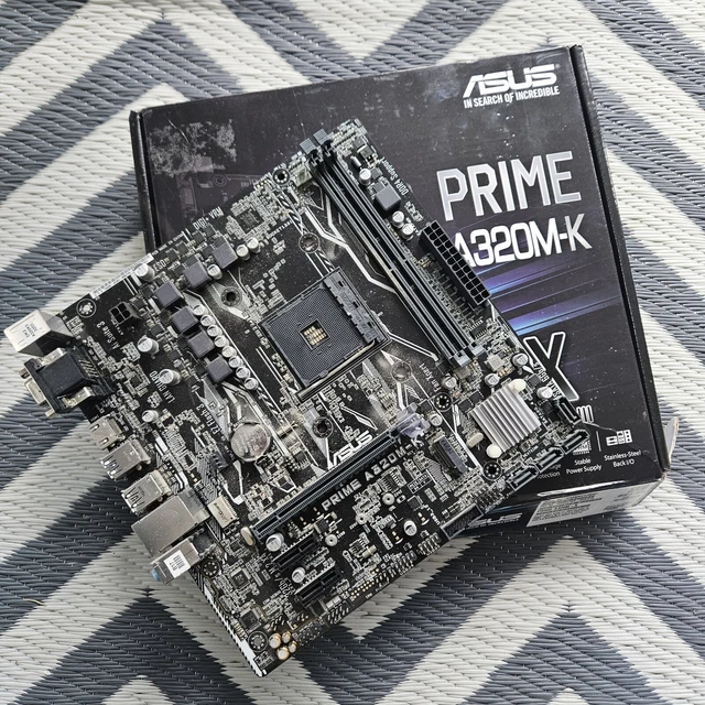 ASUS PRIME A320M-K Motherboard £49.99 - PicClick UK