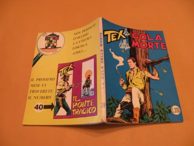 Tex N° 39 200 Lire Aut. 2926 Araldo 1967 Ottimo+ Non Spillato