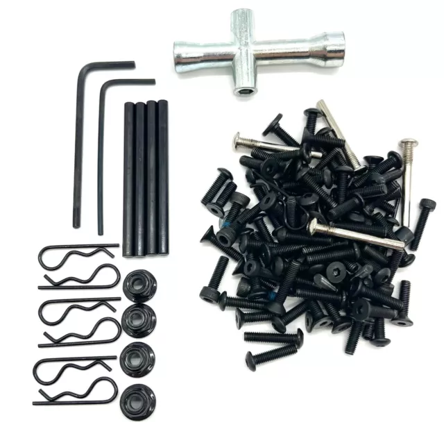 Fits 33 Hotrod Coupe (93044-4) - SCREWS & TOOLS, susp pins, nuts Traxxas