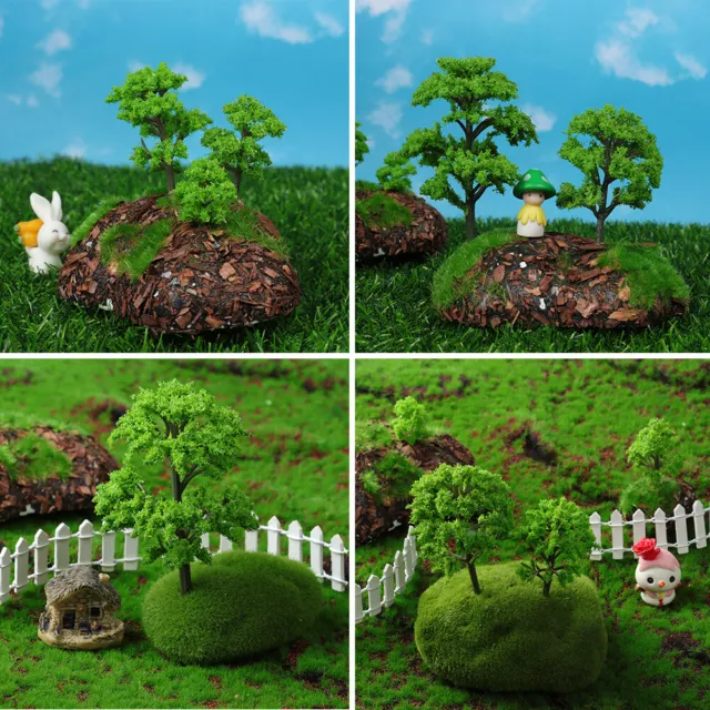 Micro Landscape Plastic Model Banyan Tree Train Material Model Sand Table