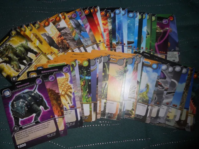 LOT 53 cartes DKCG /160 DINOSAUR KING VF communes sans double