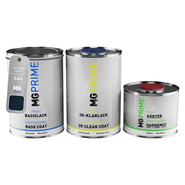 Vernice per auto Kit barattolo per Range Rover 644 JFM Oslo Blue Mica 2,5L